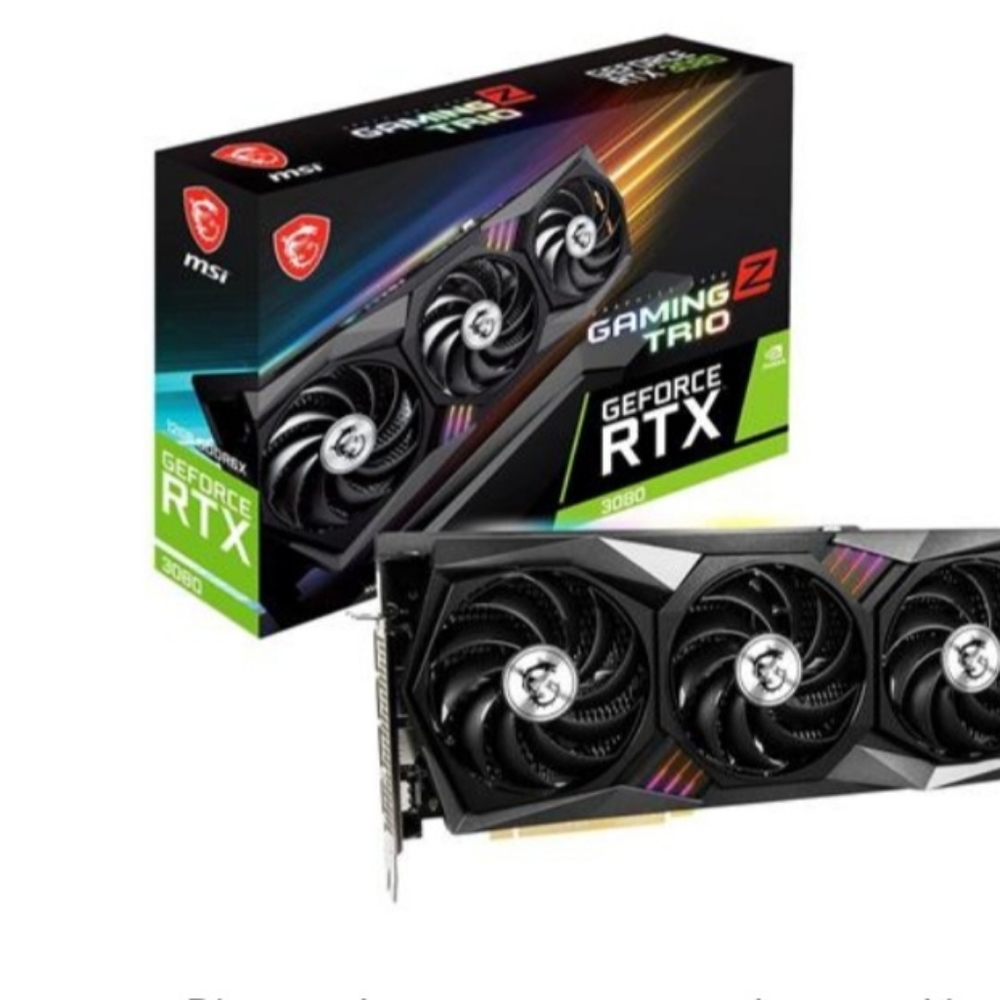 MSI Gaming GeForce RTX 3080 LHR 12GB GDRR6X 384-Bit HDMI/DP Nvlink Torx Fan 4 RG